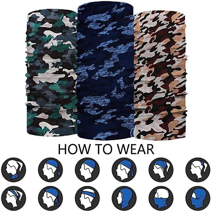 10 20 30 50 100 150 Pack Face Mask Neck Gaiters Scarf Reusable Protection Fashion Unisex Washable Reusable