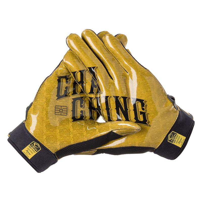 Black Gold ChaChing Showtime Receiver Gloves