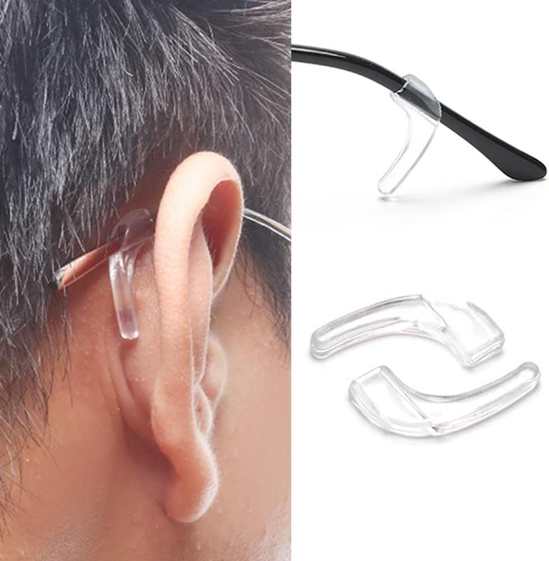 24 Pairs Eyeglasses Ear Grip Ear Hooks, Anti-Slip Holder Eyeglasses Stoppers Temple Tips Sleeve Retainer Eyewear Retainers Spectacle Stay For Eyeglasses, Sunglasses, Reading Glasses