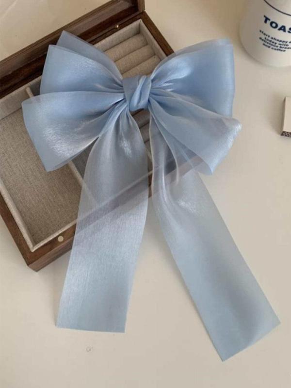 Cute Bow Decor Hair Clip (3pcs), 2024 New Style Fashionable Hair Accessories for Women & Girls, Casual Versatile Hair Accessories for Daily Wear