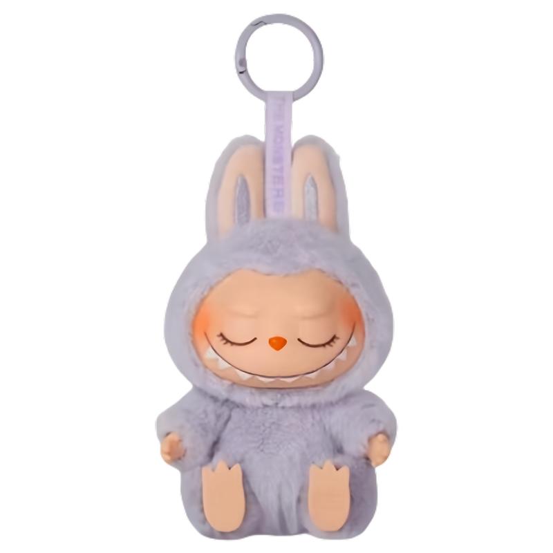 The Monsters Labubu Sit-Down Party Series Heart-Moving Macaron Doll Kawai Guessing Bag Figure Model Bag Keychain Collection Deco