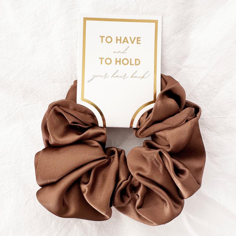 Silk Satin Hair Scrunchie Formal Elegant Hair Up Hair Down (GRACE)