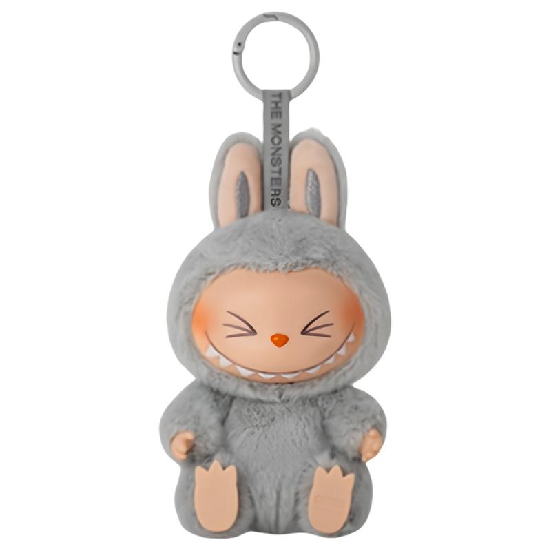 The Monsters Labubu Sit-Down Party Series Heart-Moving Macaron Doll Kawai Guessing Bag Figure Model Bag Keychain Collection Deco