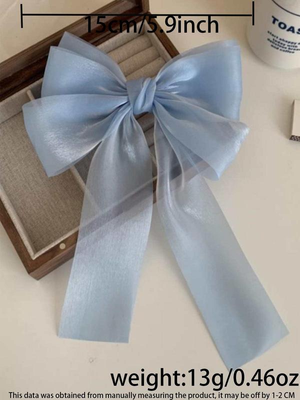 Cute Bow Decor Hair Clip (3pcs), 2024 New Style Fashionable Hair Accessories for Women & Girls, Casual Versatile Hair Accessories for Daily Wear