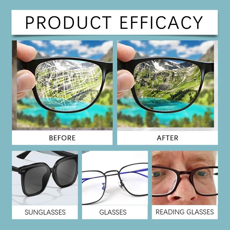 Lens Scratch Remover Repair Abrasion Scratch Renovation Eyeglass Lens Glass Blur Conditioner