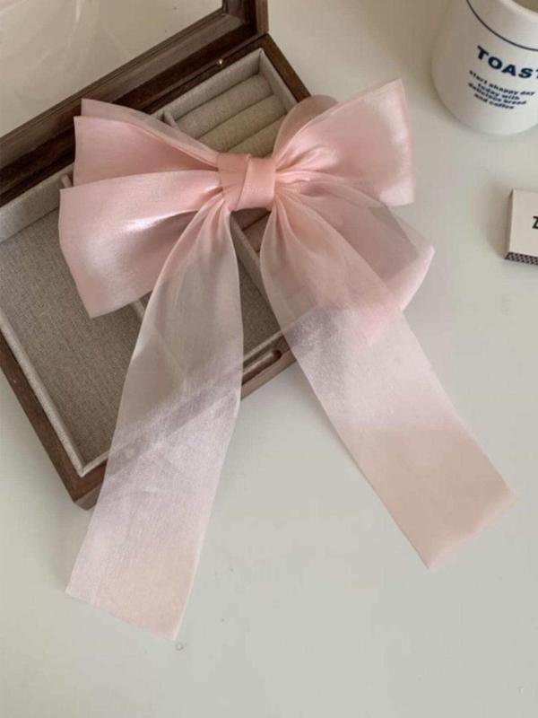 Cute Bow Decor Hair Clip (3pcs), 2024 New Style Fashionable Hair Accessories for Women & Girls, Casual Versatile Hair Accessories for Daily Wear