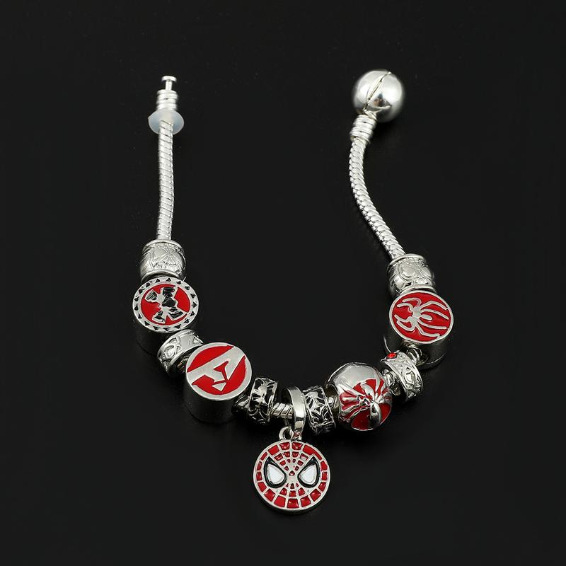 Electroplated alloy material spider bracelet pendant fashion accessories, gifts for friends