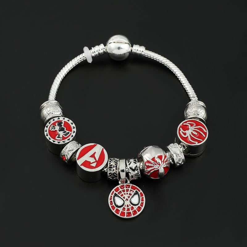 Electroplated alloy material spider bracelet pendant fashion accessories, gifts for friends