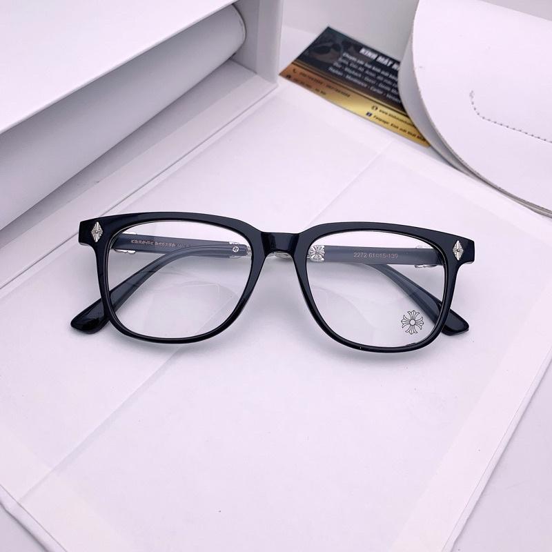 K3 [New] Chrome Heart square fashion glasses, beautiful and luxurious, Gift For Him, Gift For him, Fashion accessories - Clear