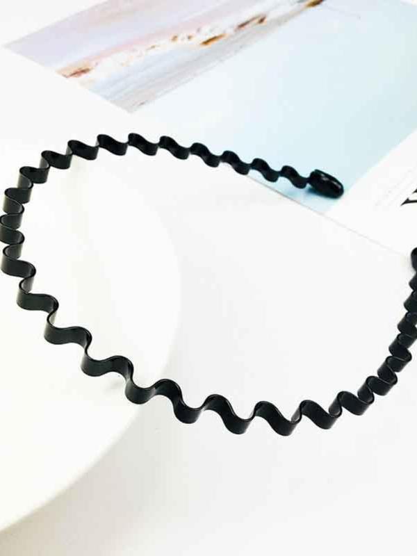 Solid Color Hair Hoop, Casual Simple Hair Accessories for Women & Girls, Minimalist Headwear Suitable for Thick Hair