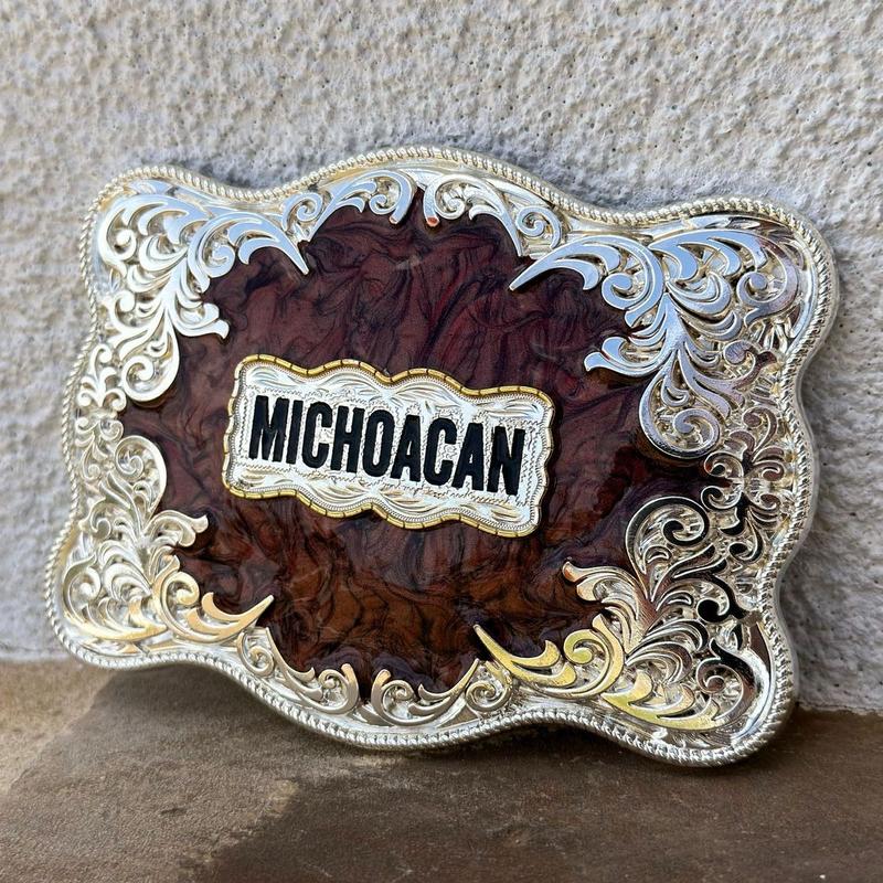 HEBILLAS CON ESTADO DE MÉXICO   WESTERN MÉXICO STATE BUCKLE