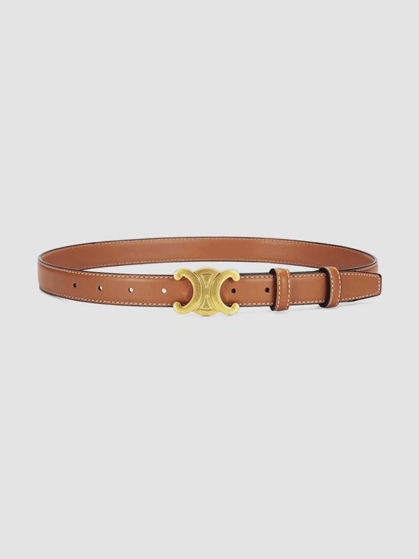 Classic Golden Time Leather Belt