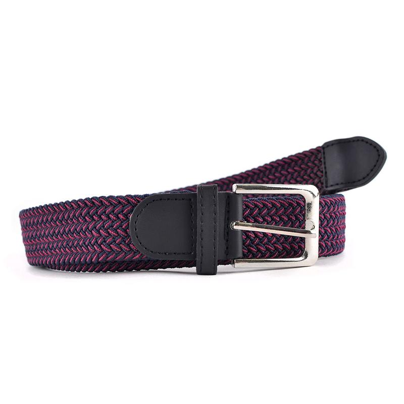 Belt - Stretch, Two-toned Braided & Elastic