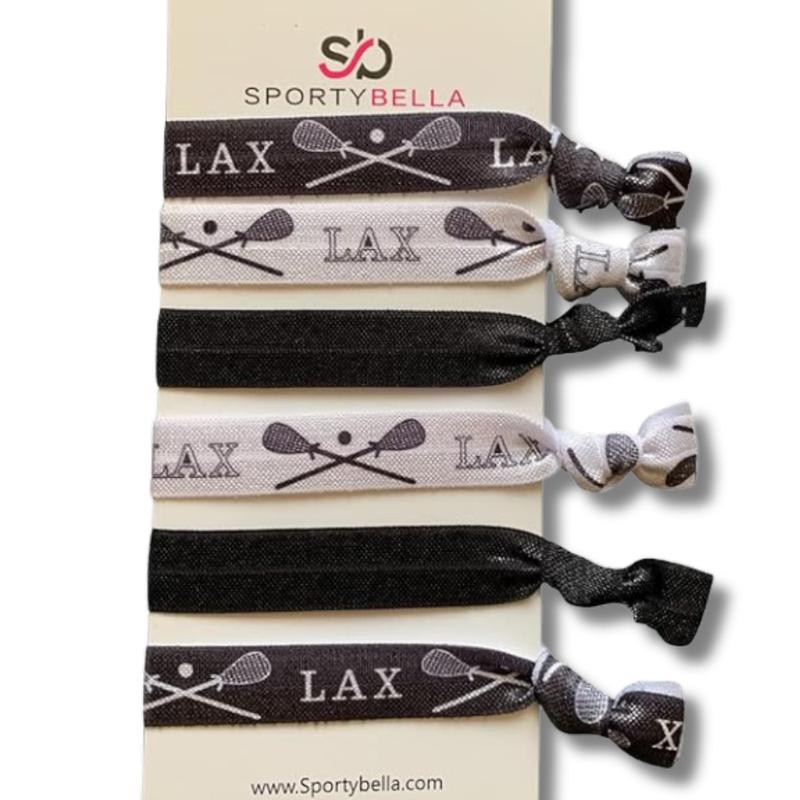 Lacrosse Hair Ties for Sports and Casual Wear- Girls Lacrosse Gifts