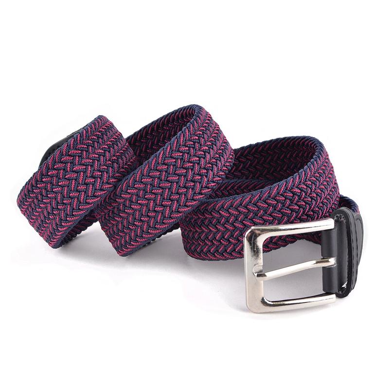 Belt - Stretch, Two-toned Braided & Elastic