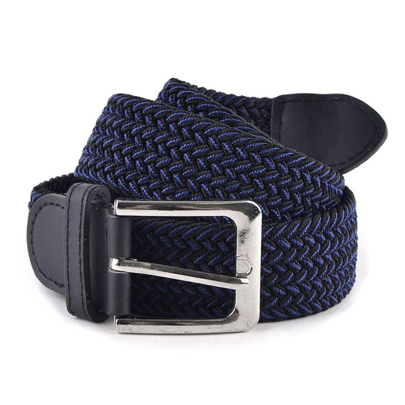 Belt - Stretch, Two-toned Braided & Elastic