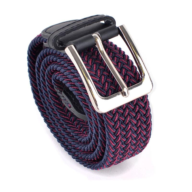 Belt - Stretch, Two-toned Braided & Elastic