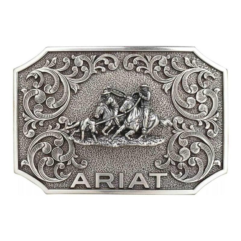 Ariat Unisex Rectangle Team Belt Buckle