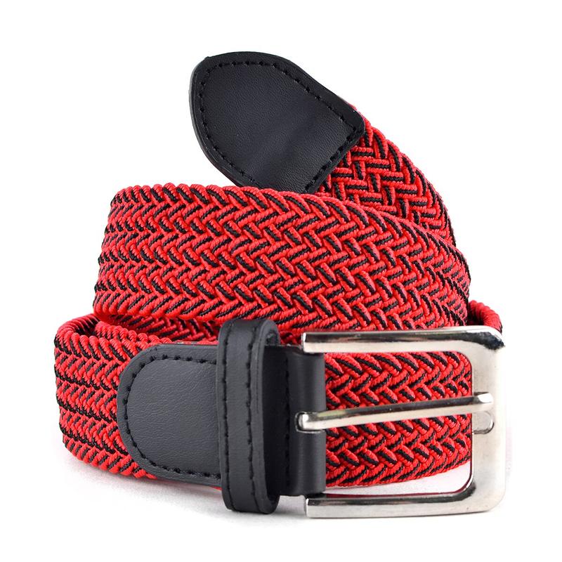 Belt - Stretch, Two-toned Braided & Elastic