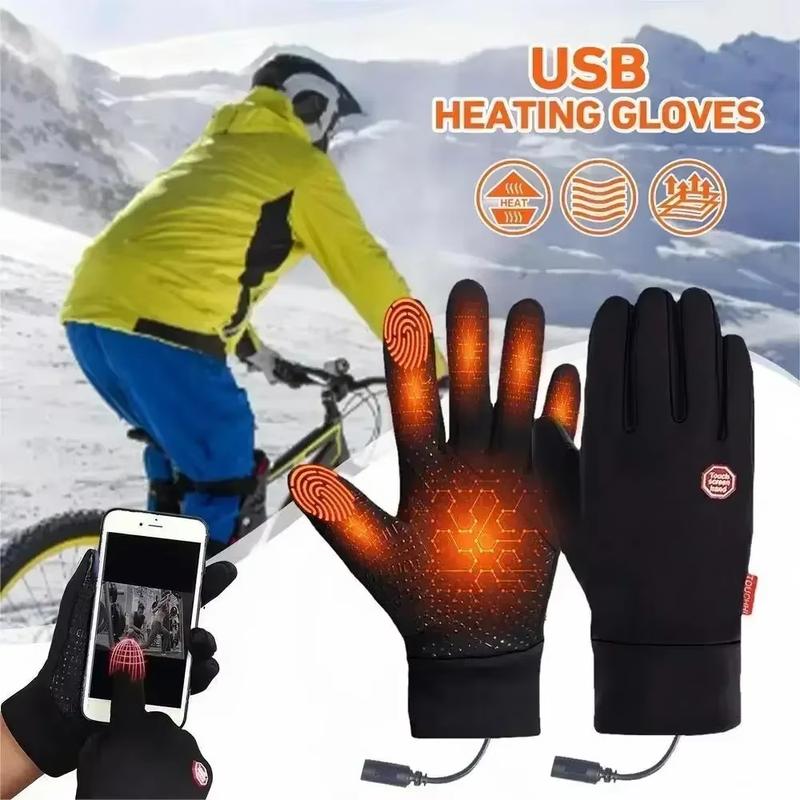 Winter gloves can use USB port for heating, suitable for outdoor activities