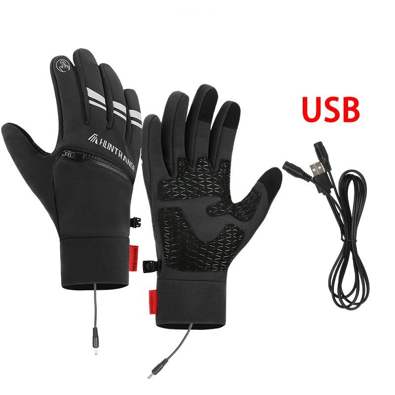 Winter gloves can use USB port for heating, suitable for outdoor activities