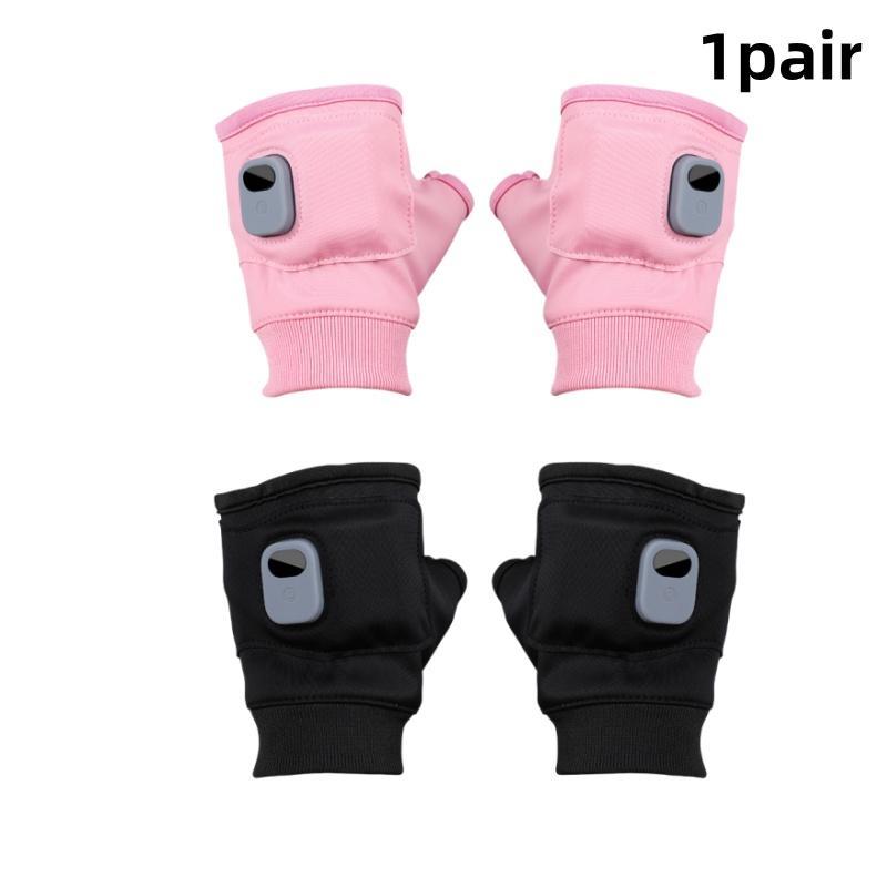 USB Rechargeable Heated Gloves, 1 Pair Adjustable Temperature 3 Gear Heated Gloves, Sports & Outdoor Accessories for Winter Outdoor Work