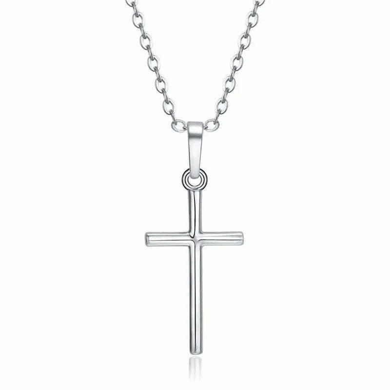 Cross necklace, Gold, silver :dainty gift