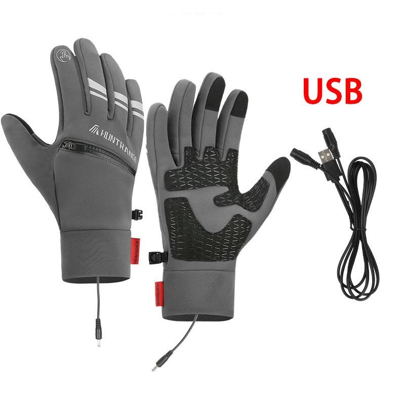 Winter gloves can use USB port for heating, suitable for outdoor activities