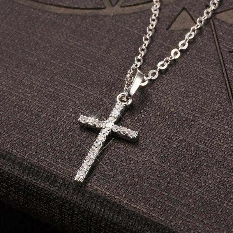 Cross necklace, Gold, silver :dainty gift