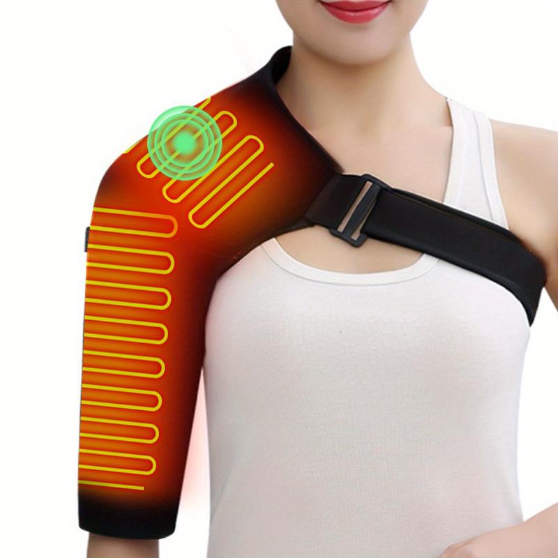 Adjustable Temperature Heated Shoulder Wrap - USB Powered, Polyester Blend, Dry Clean Only - Perfect for Outdoor Leisure