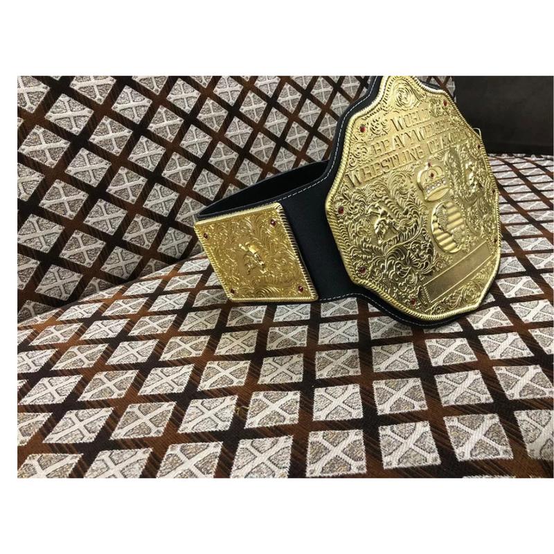 Big Gold World Heavyweight Championship Wrestling belt 2 MM Brass,Best Material ,and bast Gift For Mans ,Best Gift For Christmas