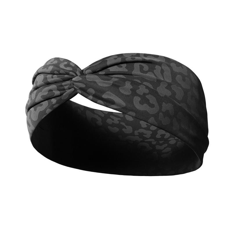 Onyx Leopard Women's Headband