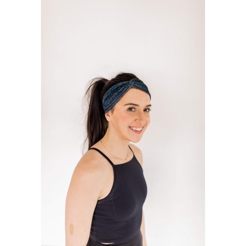 Onyx Leopard Women's Headband