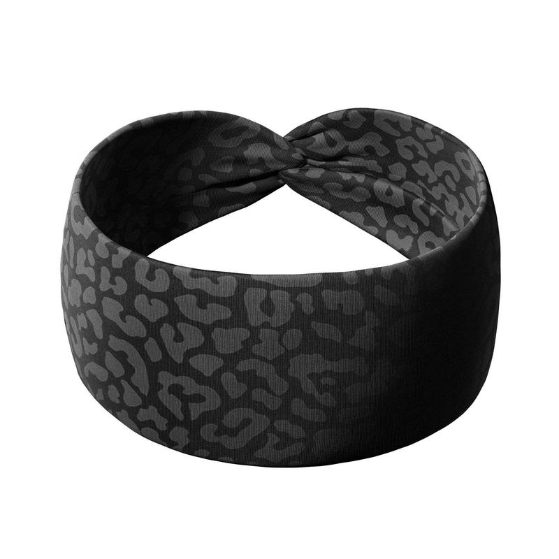 Onyx Leopard Women's Headband