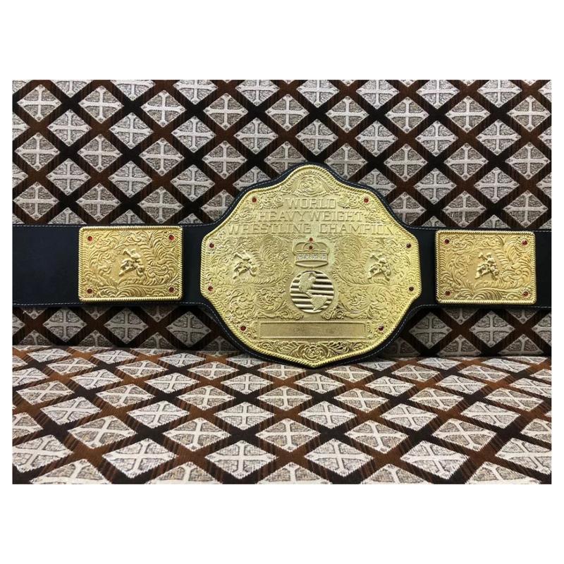 Big Gold World Heavyweight Championship Wrestling belt 2 MM Brass,Best Material ,and bast Gift For Mans ,Best Gift For Christmas