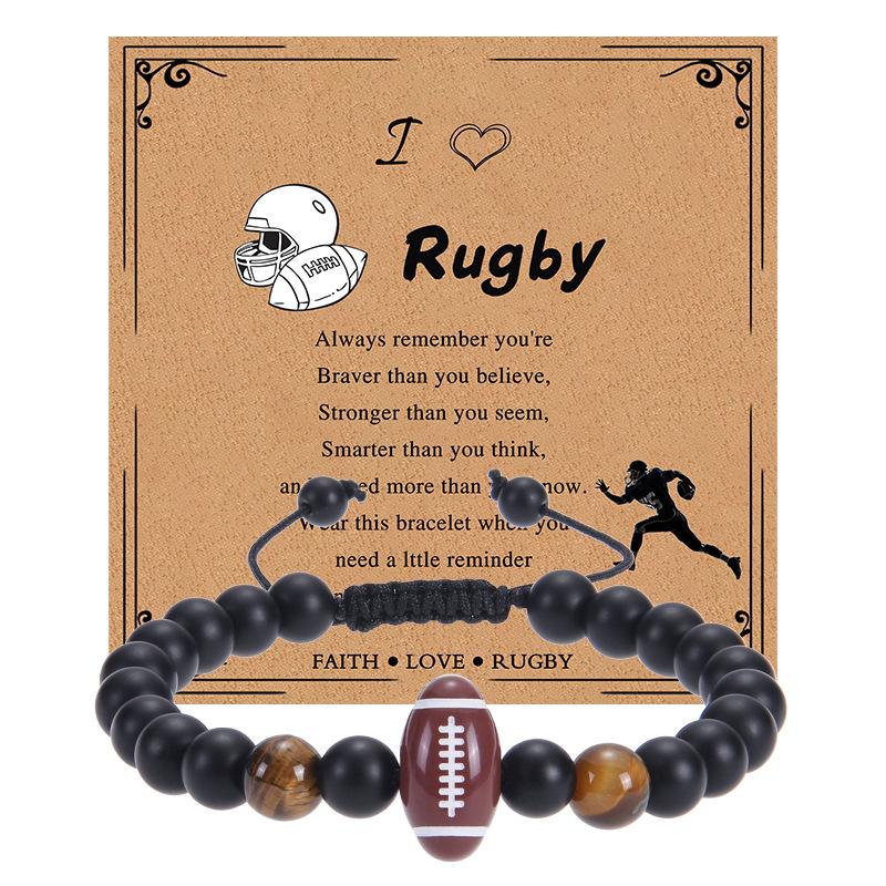 Gifts for Teen Boys, Basketball Soccer Football Rugby Tennis Bracelet Gifts for Boys, Birthday Graduation Gifts for Boys Son Grandson Brother Nephew