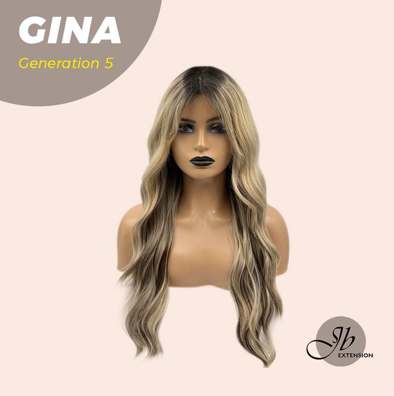 JBEXTENSION GENERATION FIVE 24 Inches Dark Blonde With Dark Root Wave Wig GINA G5