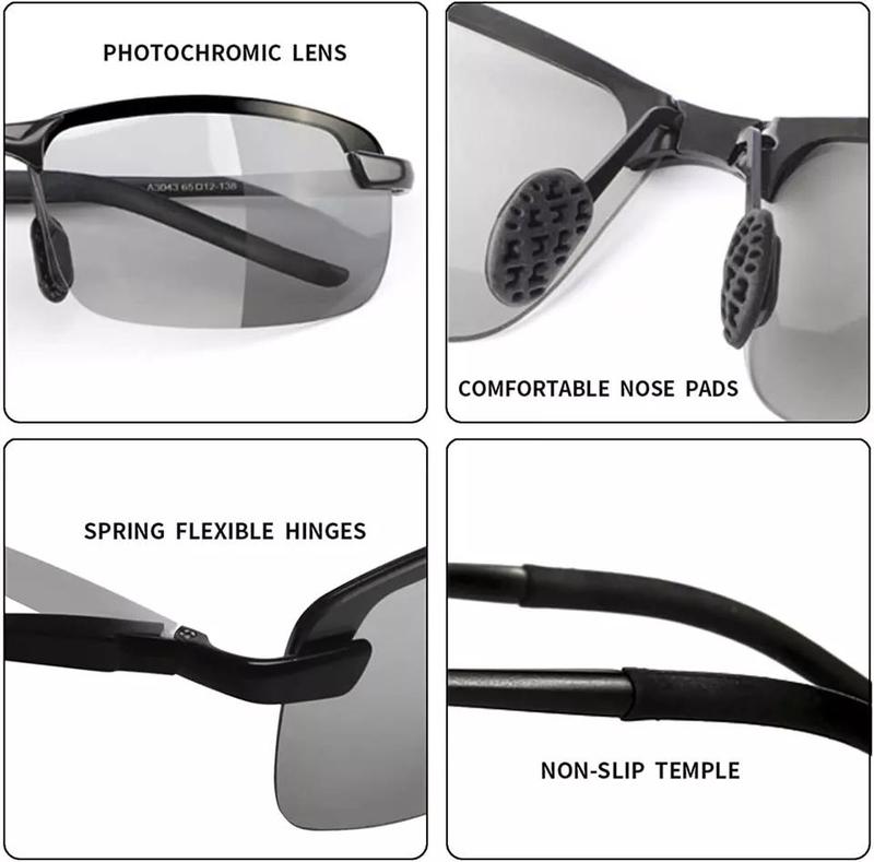 Driving, fishing, cycling sunglasses, fashion polarized sunglasses, ultraviolet-proof, anti-glare, lightweight and durable, comfortable to wear