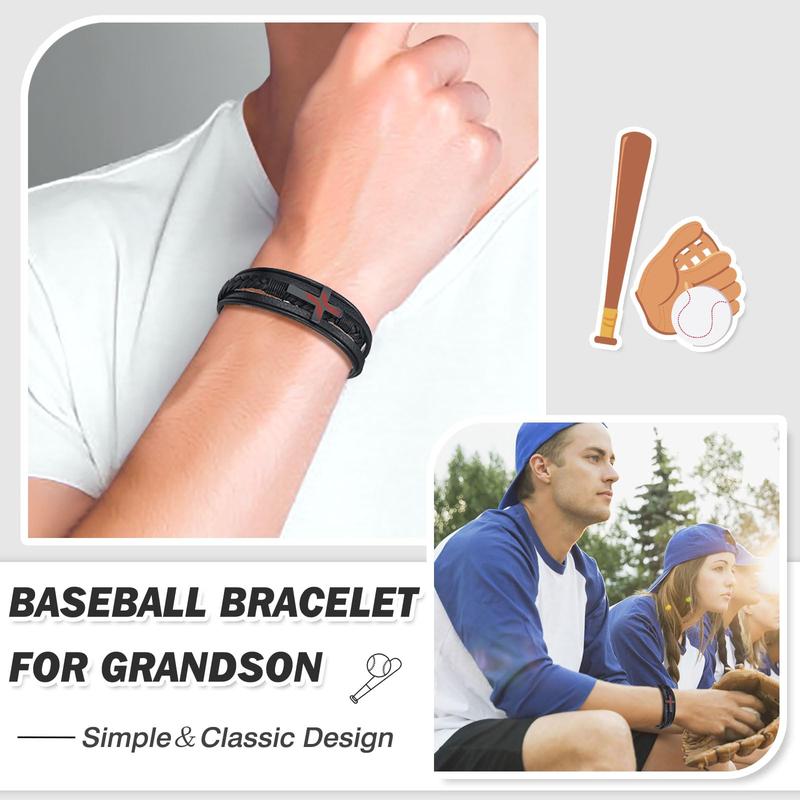 Baseball Bracelet Gifts for Boys Gifts for Son Grandson Bracelet for Teen Teenage Boys