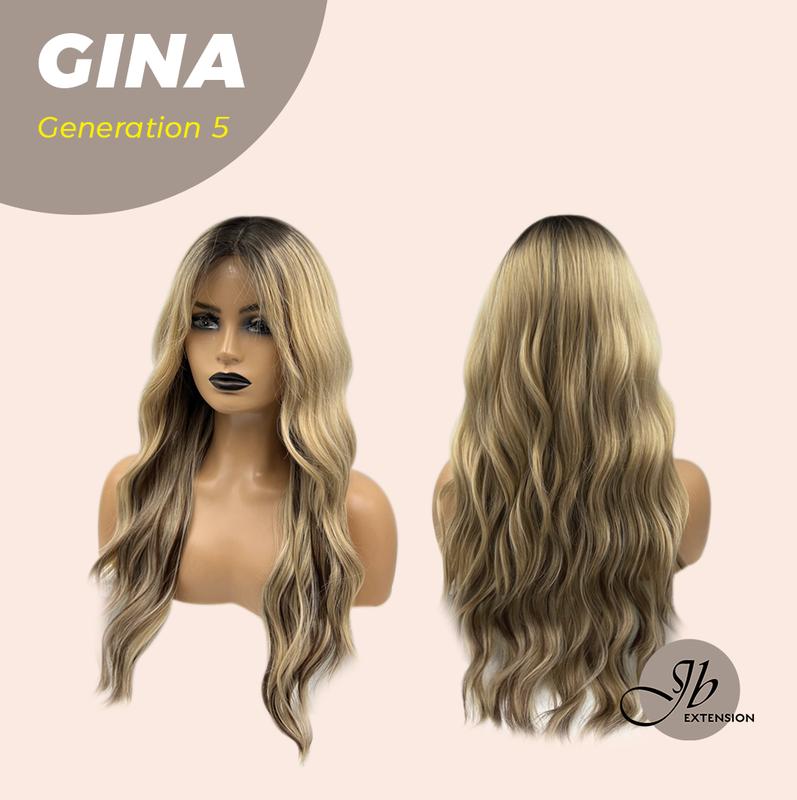 JBEXTENSION GENERATION FIVE 24 Inches Dark Blonde With Dark Root Wave Wig GINA G5