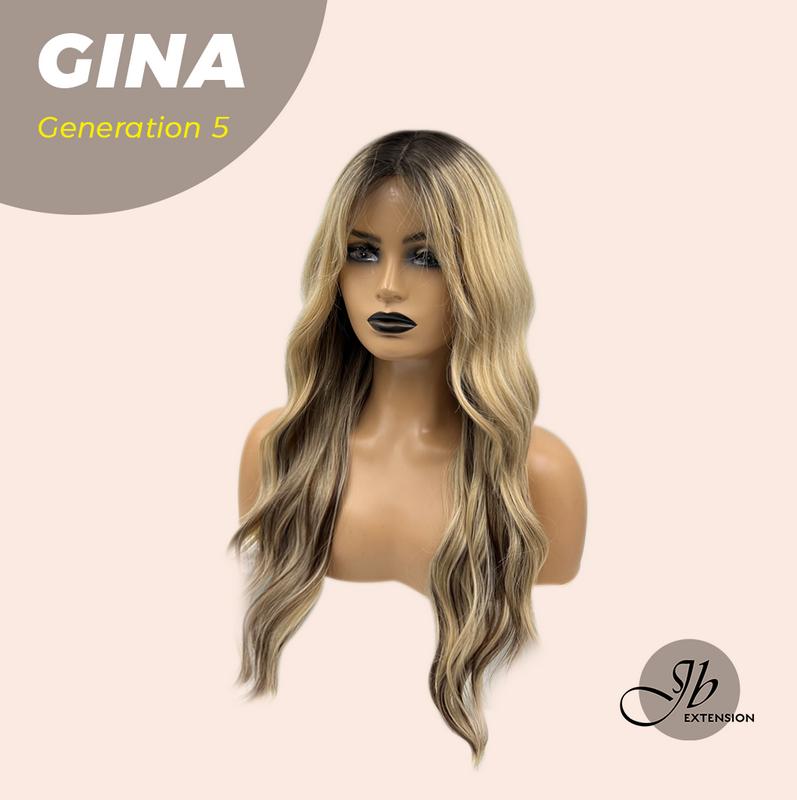 JBEXTENSION GENERATION FIVE 24 Inches Dark Blonde With Dark Root Wave Wig GINA G5