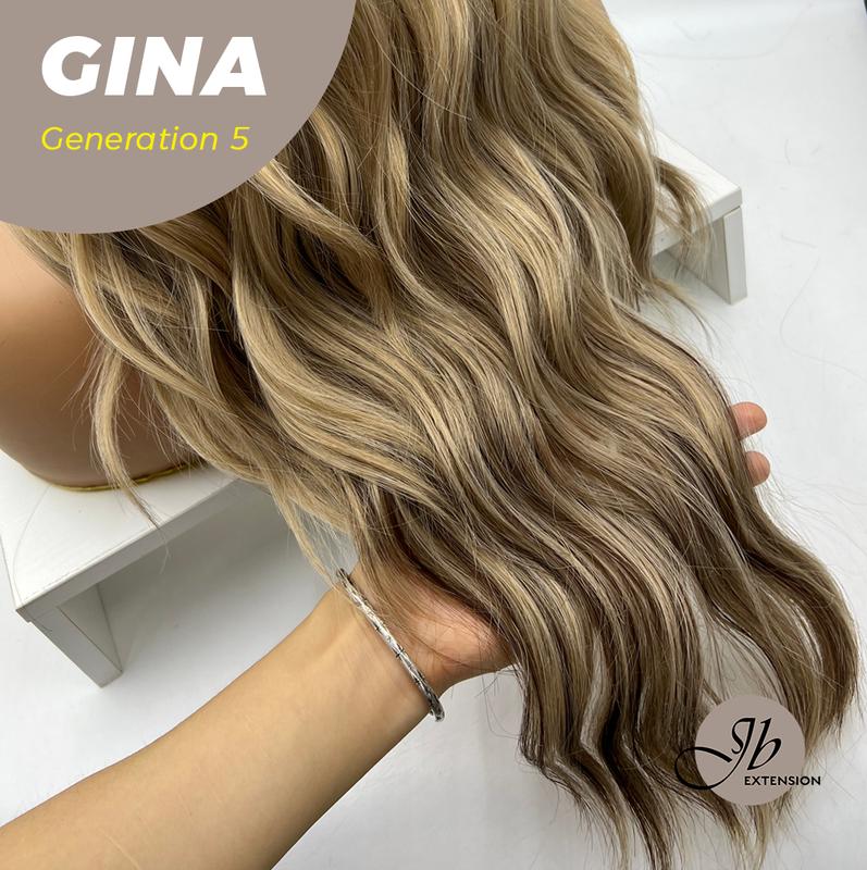 JBEXTENSION GENERATION FIVE 24 Inches Dark Blonde With Dark Root Wave Wig GINA G5