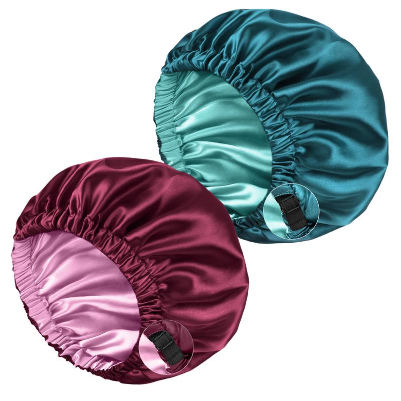 SeSe Code Satin Bonnet Double Layer Silk Bonnet Hair Bonnet For Sleeping Satin Bonnet For Hair Bonnets For Women Silk Bonnet For Natural Hair