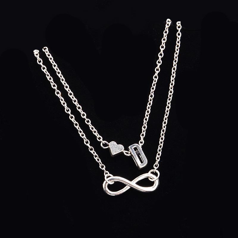 Fashion ladies anklet and bracelet love 26 letters alloy KT Jewellery