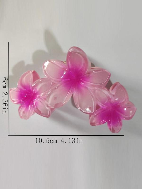 Fashion Flower Design Hair Claw,  Cute Hair Accessories for Women & Girls, Minimalist Headwear Suitable for Thick Hair, Fashion Hair Accessories for Party, Daily Clothing Decor