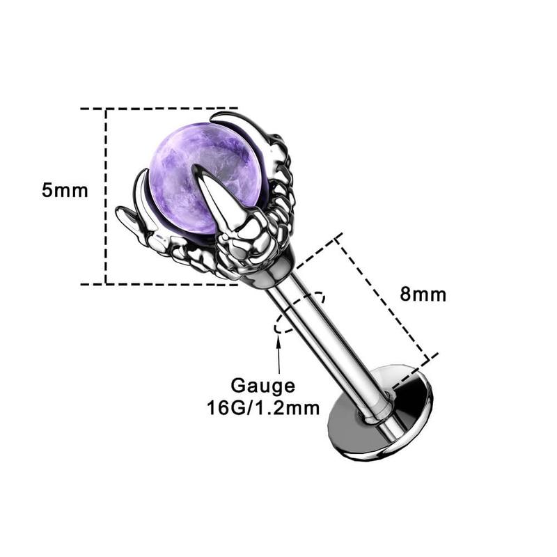 Oufer Dargon Claw Septum Cartilage Helix Rook Eyebrow Industrial Piercing Collection 316L Stainless Steel