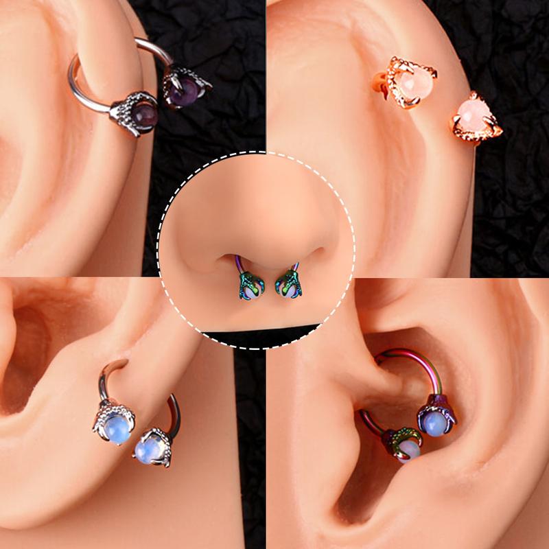 Oufer Dargon Claw Septum Cartilage Helix Rook Eyebrow Industrial Piercing Collection 316L Stainless Steel