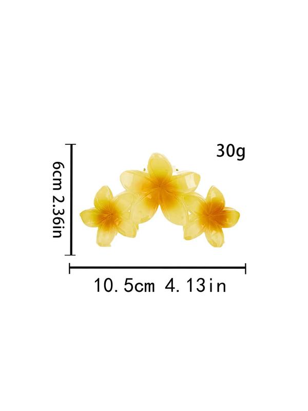 Fashion Flower Design Hair Claw,  Cute Hair Accessories for Women & Girls, Minimalist Headwear Suitable for Thick Hair, Fashion Hair Accessories for Party, Daily Clothing Decor