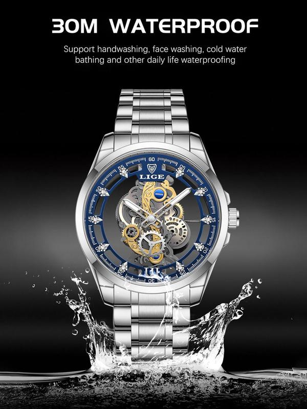 Casual Analog Watch For Men, Fashion Business Quartz Wristwatch