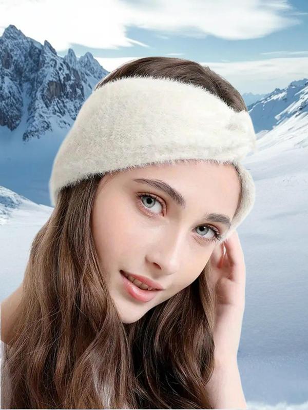 2024 New Style Solid Color Knot Design Hair Band, Fashionable Wide Hair Accessories for Women & Girls, Minimalist Headwear Suitable for Thick Hair